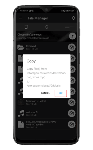 صورة لـ كيفية تشغيل الموسيقى على Android Watch دون هاتفك أو إنترنت | copy-songs-min-DzTechs