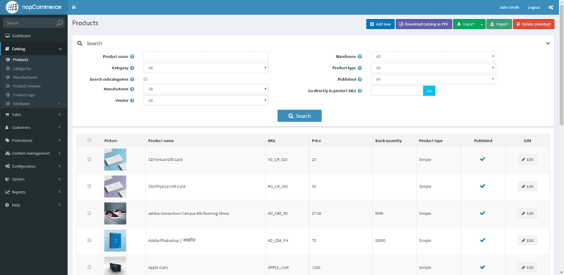 صورة لـ أفضل منصات مواقع التجارة الإلكترونية المجانية للشركات الصغيرة | ecommerce-site-builder-nopCommerce-min-DzTechs