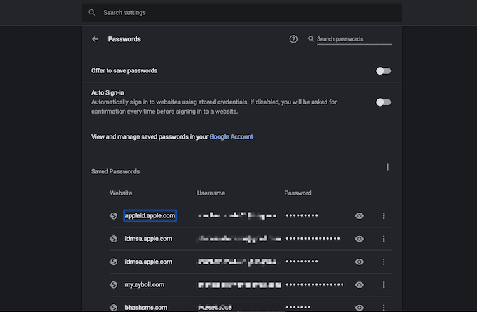 صورة لـ طرق للعثور على جميع الحسابات المُرتبطة بعنوان بريدك الإلكتروني أو رقم هاتفك | google-chrome-passwords-min-DzTechs
