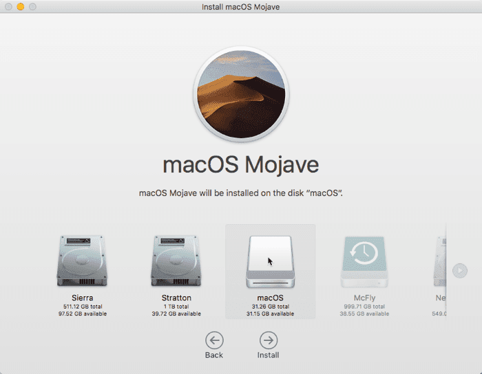 صورة لـ كيفية تثبيت نظام التشغيل macOS على محرك أقراص USB خارجي | install-macos-usb-drive-selection-min-DzTechs