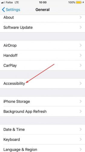 صورة لـ كيفية قفل التطبيقات على iPhone الخاص بك | lock-apps-iphone-settings-general-accessibility-e1563155536871-min-DzTechs