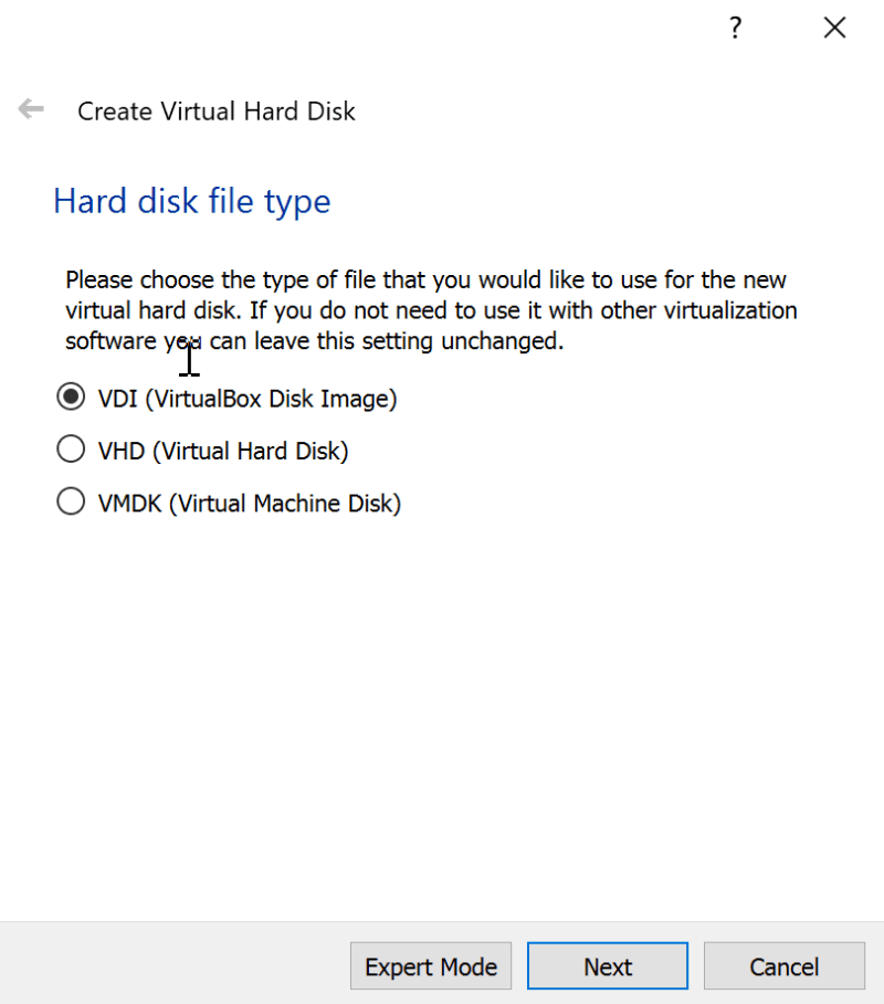 صورة لـ كيفية تثبيت نظام التشغيل macOS مع VirtualBox على Windows | macOS-VirtualBox-Create-Virtual-Hard-Disk-min-DzTechs