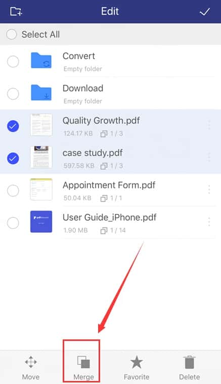 صورة لـ كيفية دمج ملفات PDF متعددة بشكل مجاني على الـ iPhone و iPad | merge-ios-min-DzTechs