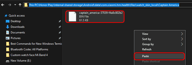 صورة لـ كيفية إضافة وجوه ساعة مخصصة على Mi Band 4 ؟ | paste-captain-america-min-DzTechs