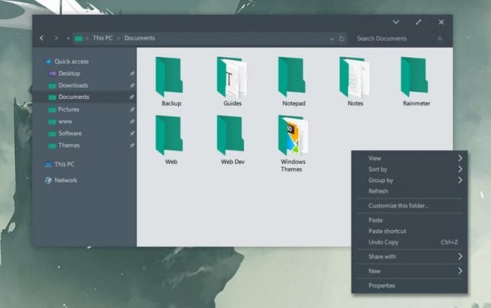 صورة لـ أفضل قوالب ومظاهر Windows 10 يجب عليك التحقق منها | seda-windows-theme-e1492186803228-min-DzTechs