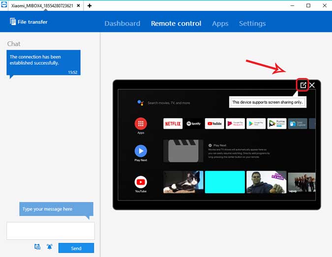 صورة لـ كيفية تسجيل الشاشة على MI Box S أو أي Android TV ؟ | session-started-min-DzTechs