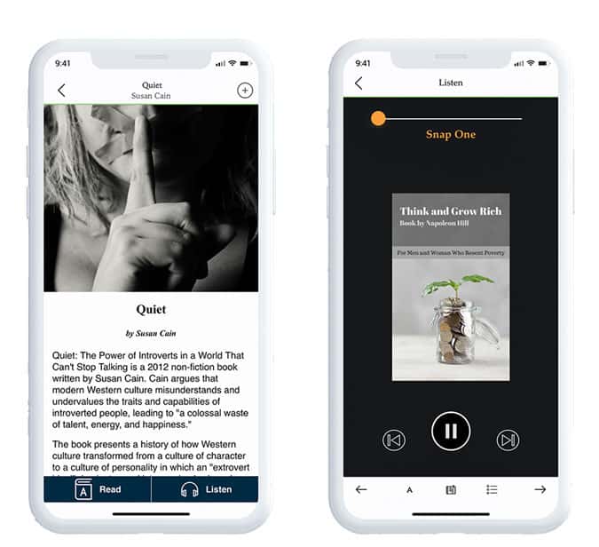 صورة لـ أفضل البدائل لـ blinkist لقراءة المزيد من الكتب هذا العام على Android و iOS | snapreads-2-min-DzTechs