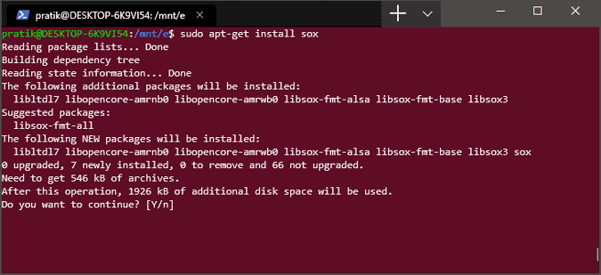 صورة لـ 10 أوامر Unix لاستخدامها مع Windows Terminal الجديد | sox-command-min-DzTechs