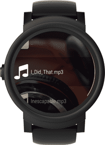 صورة لـ كيفية تشغيل الموسيقى على Android Watch دون هاتفك أو إنترنت | swipe-right-to-music-DzTechs