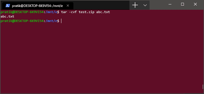 صورة لـ 10 أوامر Unix لاستخدامها مع Windows Terminal الجديد | tar-command-cvf-min-DzTechs