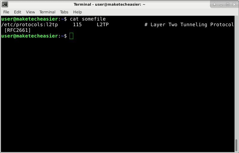 صورة لـ كيفية استخدام الأمر tee في تظام Linux | tee-grep-file-contents-min-DzTechs