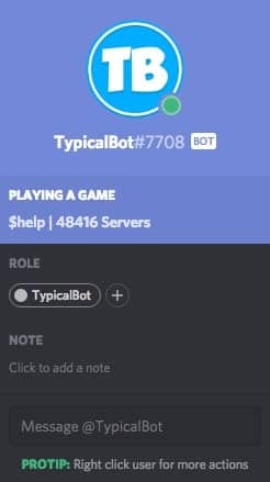 صورة لـ أفضل الروبوتات على Discord لتحسين تجربة الخادم الخاص بك | typical-bot-min-DzTechs