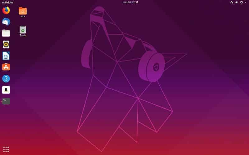 صورة لـ كيفية تمكين ميزة الشفافية الديناميكية على توزيعة Ubuntu | ubuntu-disco-desktop-transparent-min-DzTechs