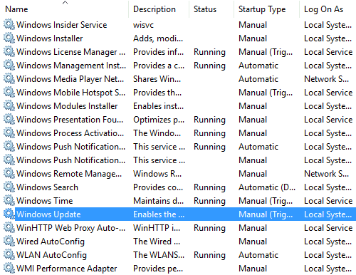 صورة لـ أفضل الطرق لتحرير مساحة تخزين القرص الصلب على Windows 10 | windows-update-service-min-DzTechs