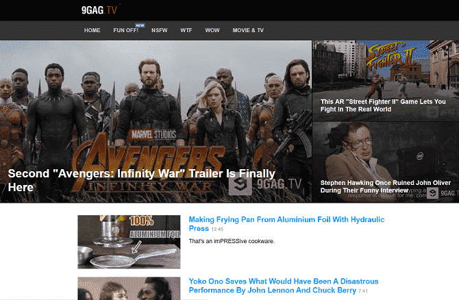 صورة لـ 10 مواقع للفيديو التي ستجدها أفضل من YouTube | 9gag-670x438-min-DzTechs