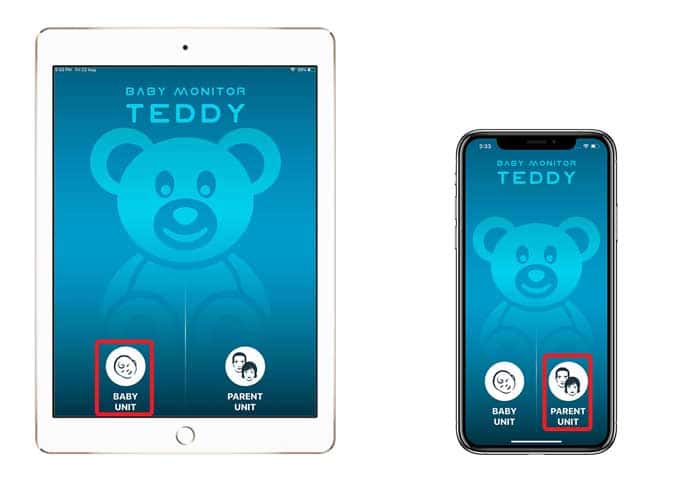 صورة لـ كيفية استخدام iPhone و iPad كجهاز مراقبة لطفلك | BABY-MONITOR-TEDDY-1-min-DzTechs