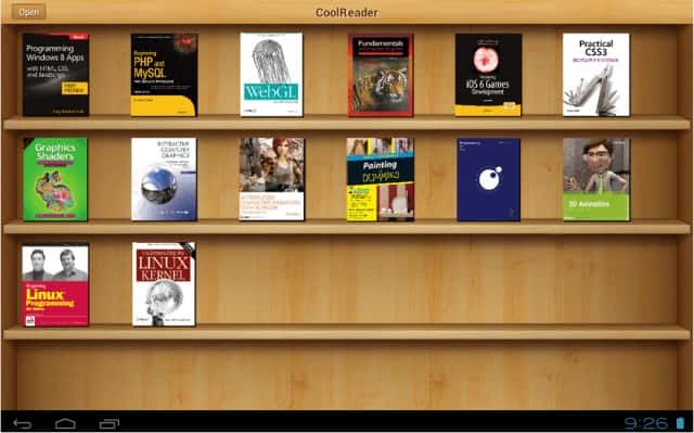 صورة لـ أفضل تطبيقات قارئ الكتب الإلكترونية للهواتف الذكية التي تعمل بنظام Android | CoolReaderNew1-min-DzTechs