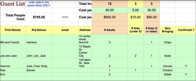 صورة لـ أفضل قوالب مستندات Google التي ستجعل حياتك أسهل | GoogleDocsPartyPlanningTemplateSS-min-DzTechs