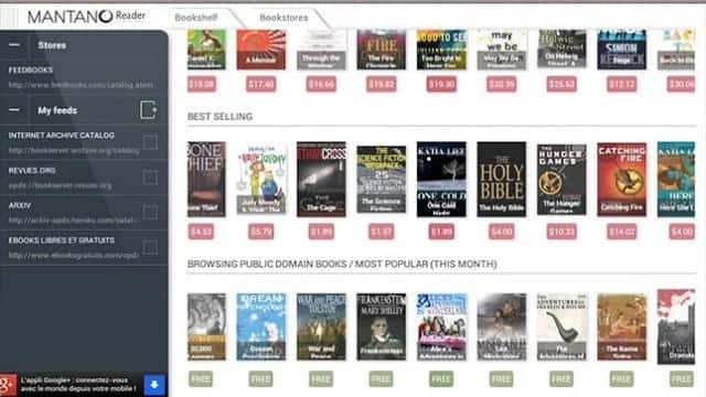 صورة لـ أفضل تطبيقات قارئ الكتب الإلكترونية للهواتف الذكية التي تعمل بنظام Android | Mantano-eBook-Reader-screenshot-min-DzTechs