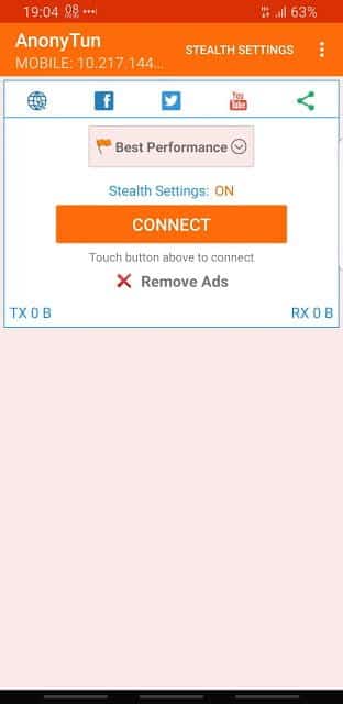 صورة لـ طرق مجربة للحصول على انترنت مجانية على شبكة أوريدو Internet Ooridoo Gratuit | Screenshot_20190408-190432_AnonyTun-DzTechs
