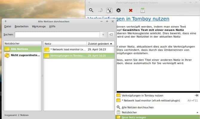 صورة لـ أفضل التطبيقات البديلة لـ Evernote و OneNote لنظام Ubuntu لتدوين الملاحظات | Tomboy-min-DzTechs