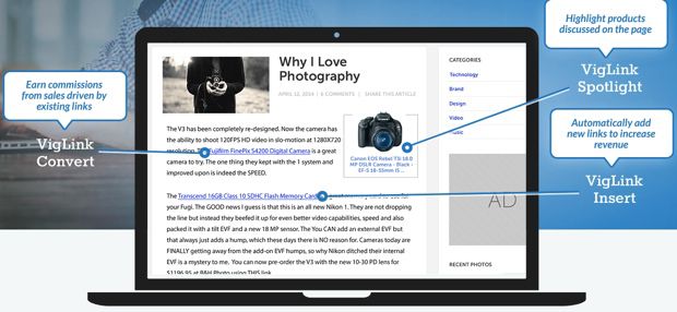 صورة لـ أفضل بدائل Google AdSense لمدونتك: إصدار 2023 | Viglink-AdSense-alternative-min-DzTechs
