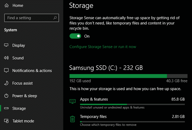 صورة لـ أفضل الطرق لتنظيف نظام Windows 10: دليل خطوة بخطوة | Windows-10-Storage-Settings-min-DzTechs