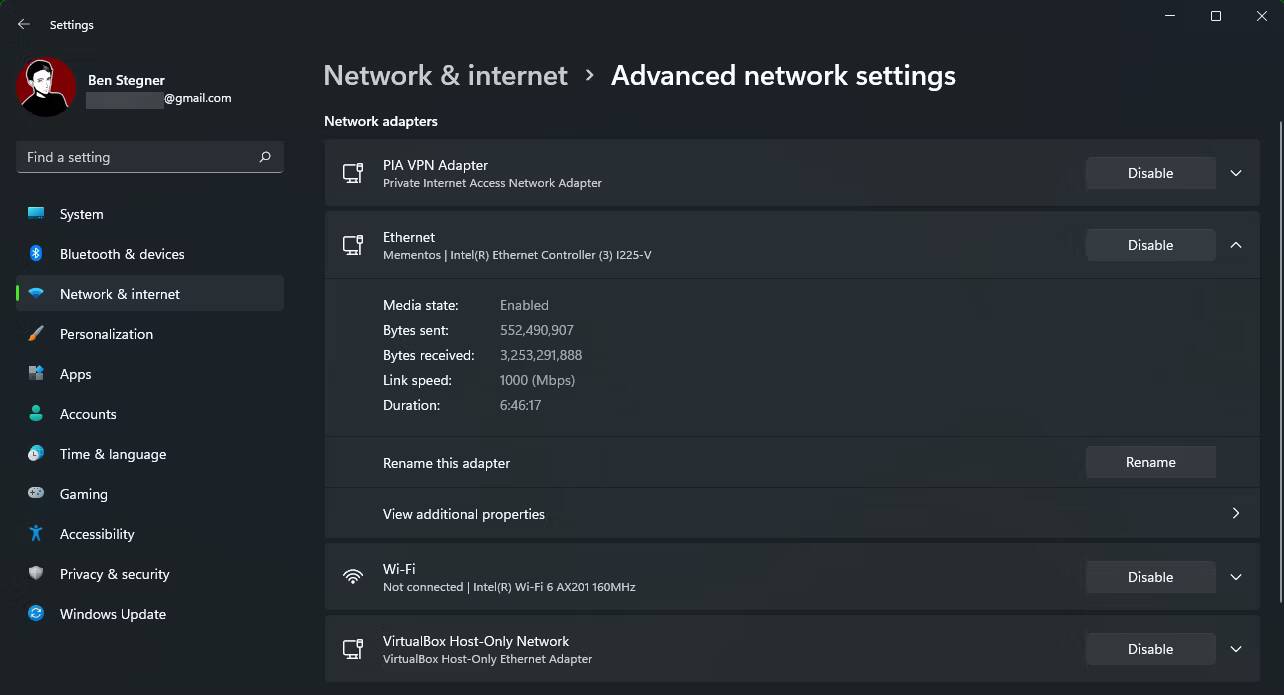 صورة لـ مُتصل بشبكة Wi-Fi ، ولكن لا يوجد اتصال إنترنت في Windows؟ ها هي الإصلاحات! | Windows-11-Network-Connection-IP-Options