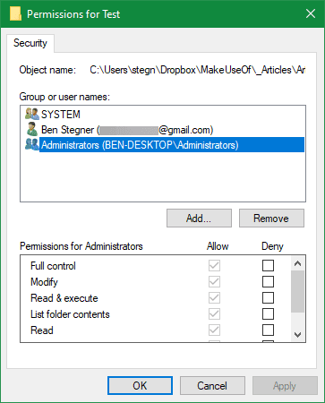 صورة لـ خطأ رفض الوصول إلى المجلد في نظام التشغيل Windows 10؟ 5 إصلاحات سهلة | Windows-Edit-Folder-Permissions-min-DzTechs
