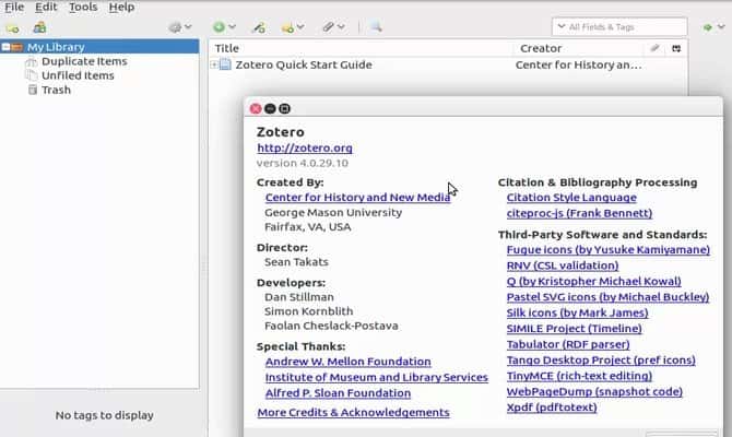صورة لـ أفضل التطبيقات البديلة لـ Evernote و OneNote لنظام Ubuntu لتدوين الملاحظات | Zotero-min-DzTechs