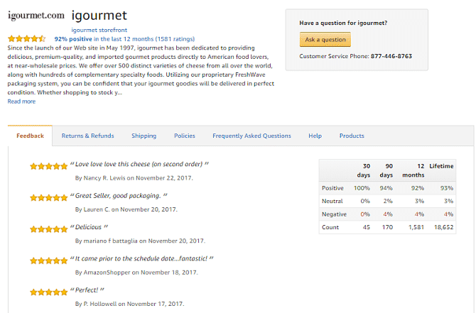 صورة لـ عنصر Amazon الذي إشتريته لم يصل أبدا؟ إليك ما يجب عليك فعله | amazon-feedback-score-670x441-min-DzTechs