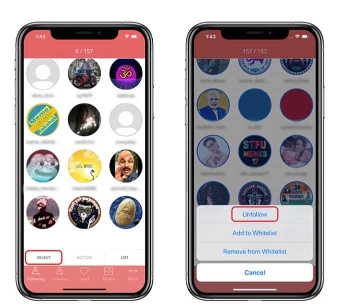 صورة لـ كيفية إلغاء متابعة الجميع على Instagram في آن واحد مجانًا | app-ios-min-DzTechs
