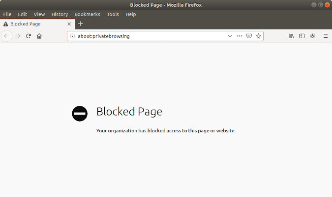 صورة لـ كيفية تعطيل وضع التصفح المتخفي في Windows و Ubuntu و macOS | blocked-private-mode-error-min-DzTechs