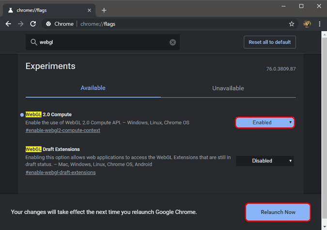 صورة لـ ما هو WebGL وكيفية تمكينه على أي متصفح | chrome-flag-webgl-enabled-min-DzTechs