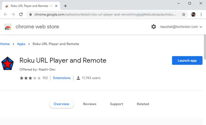 صورة لـ فقدت جهاز التحكم عن بُعد لـ Roku؟ كيفية استخدام Roku دون جهاز التحكم | chrome-store-min-DzTechs