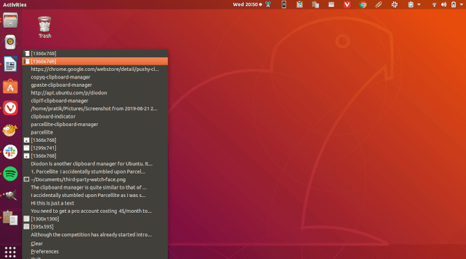 صورة لـ أفضل مديري الحافظة لنظام Ubuntu لتتبع محتويات الحافظة | diondo-clipboard-manager-ubuntu-min-DzTechs
