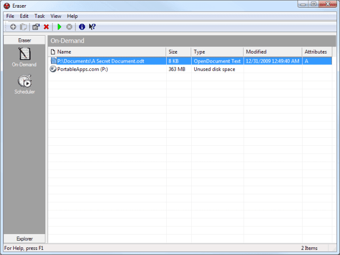 صورة لـ أفضل التطبيقات المحمولة التي لا تتطلب أي تثبيت لنظام Windows | eraserportable-667x500-min-DzTechs