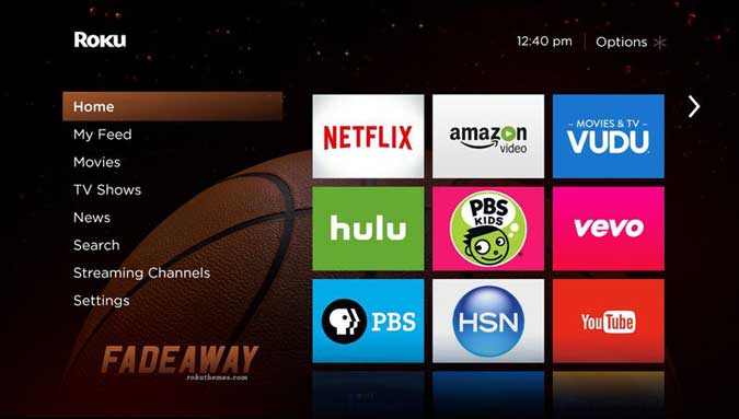 صورة لـ أفضل السمات والمظاهر لتخصيص شاشة Roku الرئيسية مثل المحترفين | fadeaway-DzTechs