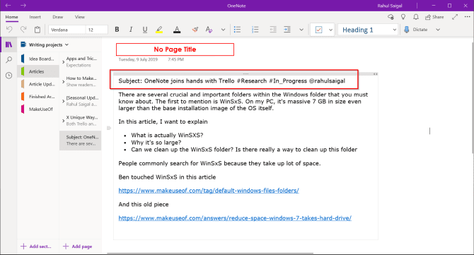 صورة لـ 6 طرق لاستخدام Trello و OneNote معاً لتحسين الإنتاجية | formatting-tips-OneNote-min-DzTechs