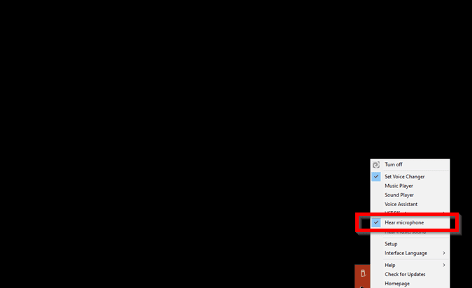 صورة لـ كيفية استخدام Clownfish كمغير صوت في الوقت الحقيقي لـ Discord و Fortnite | hear-microphone-min-DzTechs