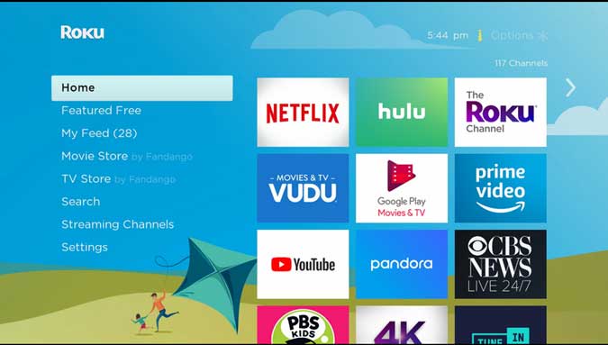 صورة لـ أفضل السمات والمظاهر لتخصيص شاشة Roku الرئيسية مثل المحترفين | kite-DzTechs