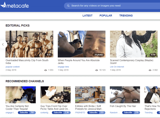 صورة لـ 10 مواقع للفيديو التي ستجدها أفضل من YouTube | metacafe-670x493-min-DzTechs