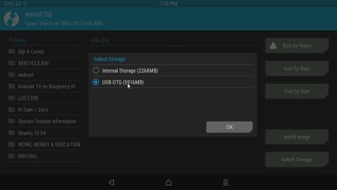 صورة لـ كيفية إنشاء Android TV Box بإستخدام Raspberry Pi بسهولة | muo-diy-raspberrypi-androidtv-install-gapps-storage-min-DzTechs