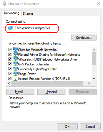 صورة لـ كيفية مشاركة اتصال VPN عبر Wi-Fi على Windows 10 | network-adapter-name-min-DzTechs