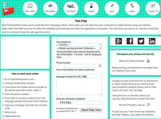 صورة لـ أفضل المواقع لإرسال رسائل نصية مجانية من الكمبيوتر إلى الهواتف المحمولة (SMS) | opentextingonline-670x498-min-DzTechs