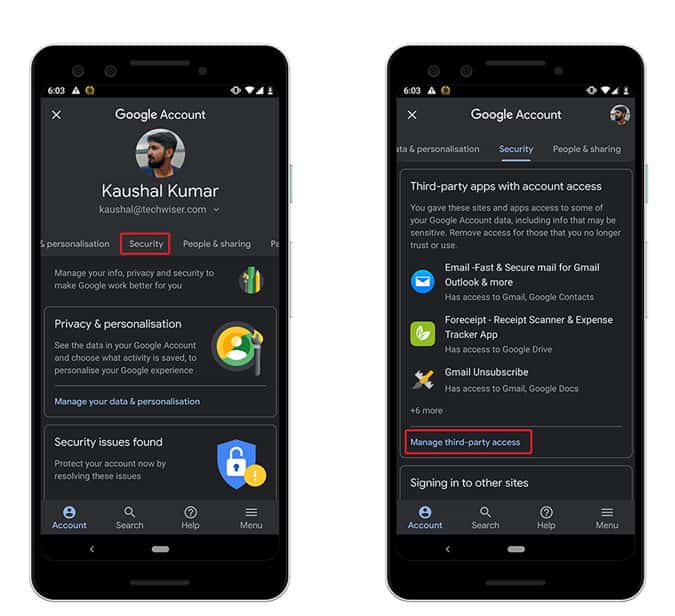 صورة لـ كيفية إزالة تطبيقات الجهات الخارجية من حساب Google الخاص بك الآن | pi3-min-DzTechs