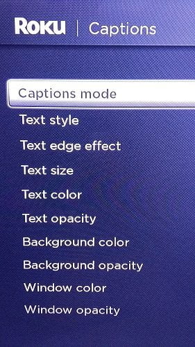 صورة لـ كيفية إعداد واستخدام Roku Streaming Stick للمرة الأولى | roku-captions-options-281x500-min-DzTechs