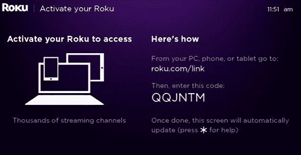 صورة لـ كيفية إعداد واستخدام Roku Streaming Stick للمرة الأولى | roku-link-code-1-min-DzTechs