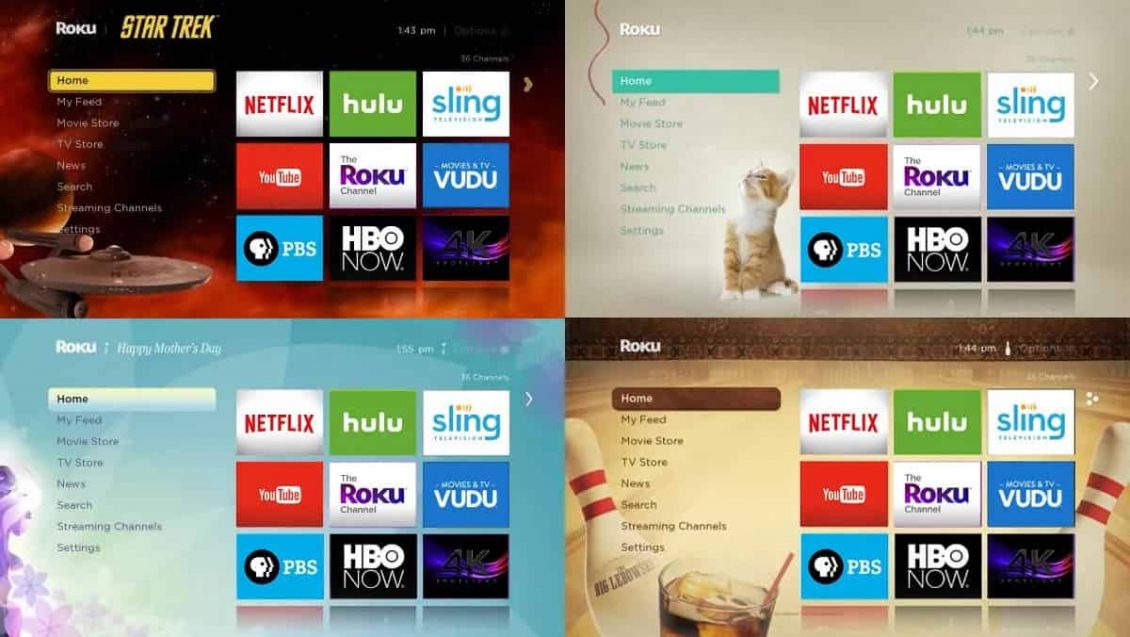 صورة لـ مجموعة من النصائح والحيل على Roku لجعل حياتك أسهل | roku-theme-examples-aaa-5b0c3201fa6bcc00373f31fc-min-DzTechs