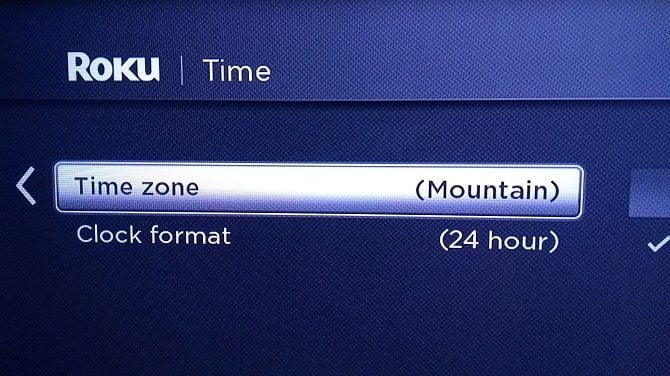 صورة لـ كيفية إعداد واستخدام Roku Streaming Stick للمرة الأولى | roku-time-670x376-min-DzTechs
